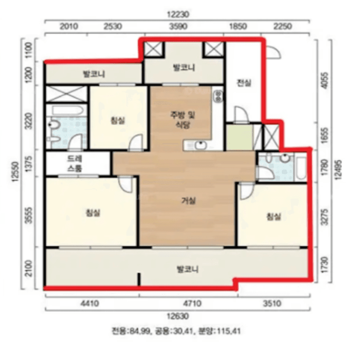단열재 교체 효과 도면